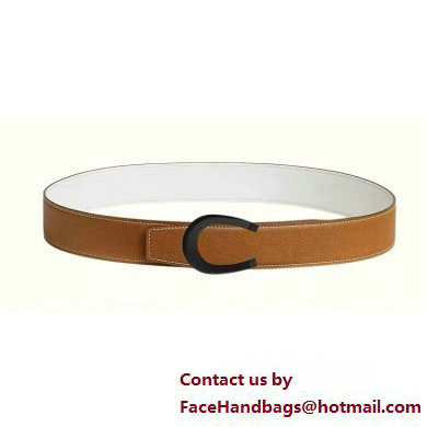 Hermes Luck belt buckle & Reversible leather strap 38 mm 06 2023